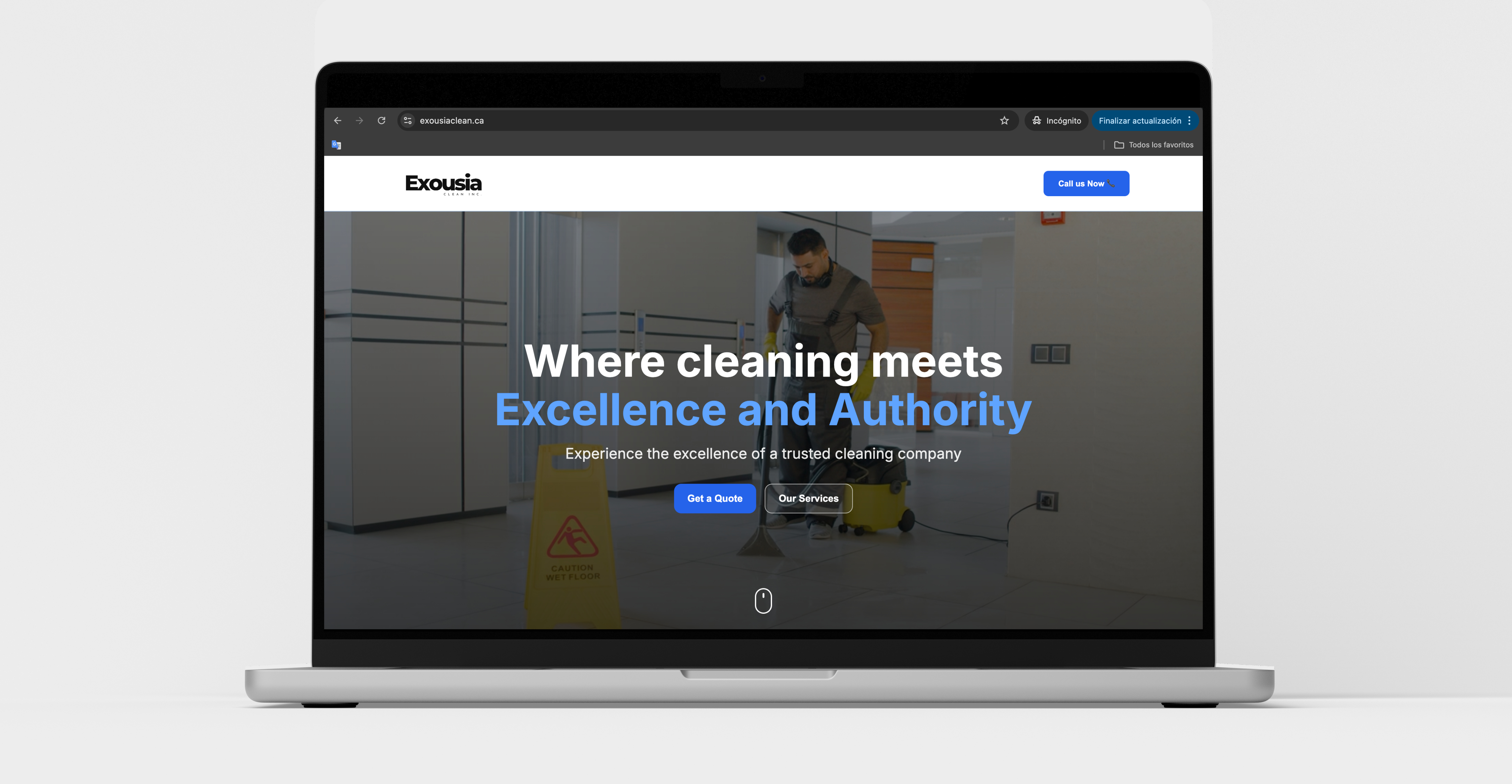 Exousia Clean Website