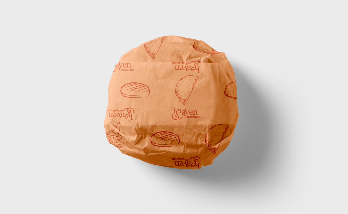 Heaven Restaurant Market Branding