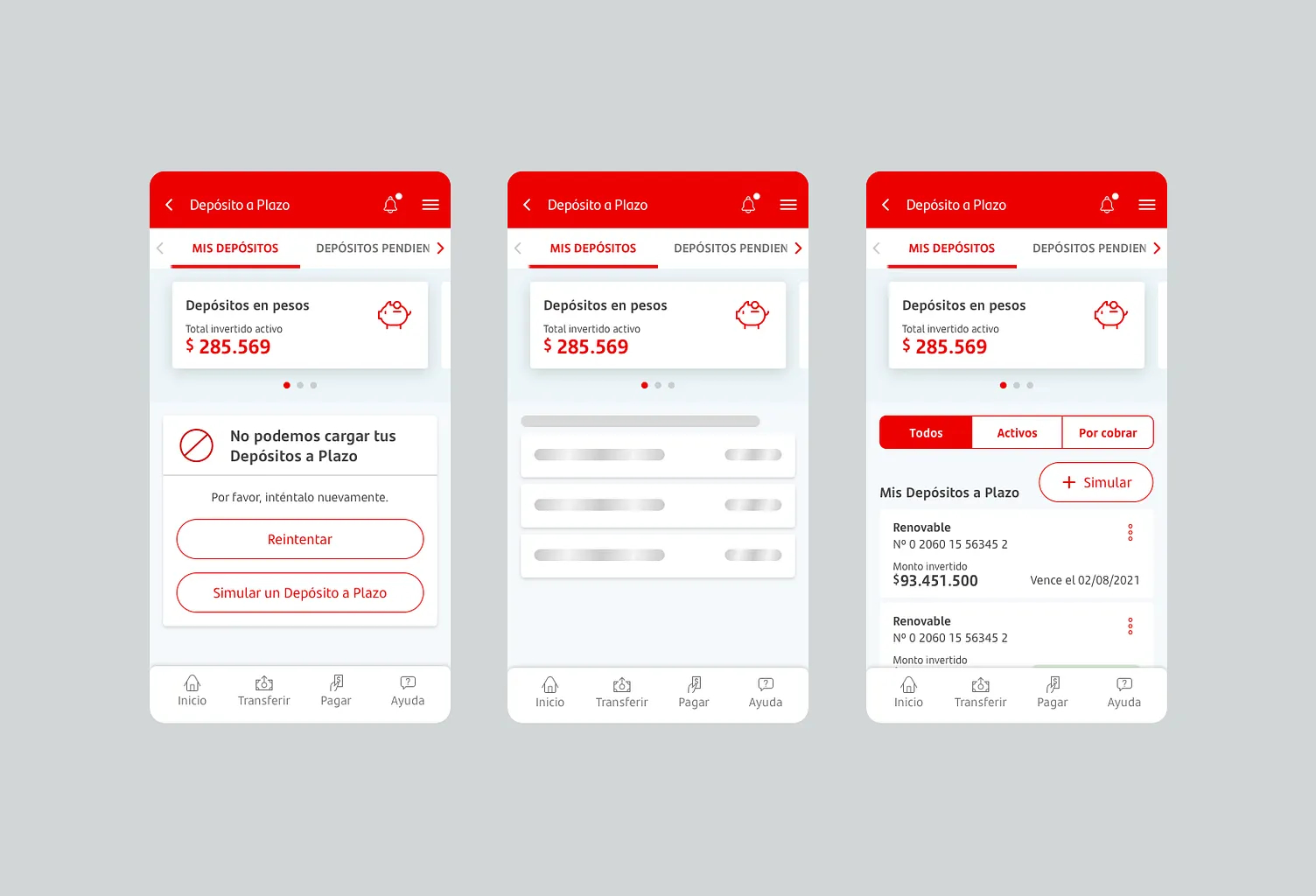Santander Banking App Concept